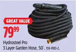 Canadian Tire Hydrosteel Pro 3 Layer Garden Hose, 50' offer