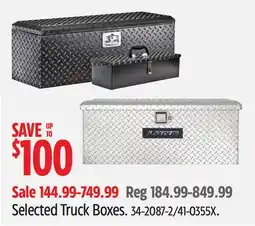 Canadian Tire Lund Selected Truck Boxes offer