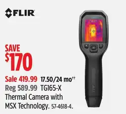 Canadian Tire FLIR TGI65-X Thermal Camera with MSX Technology offer