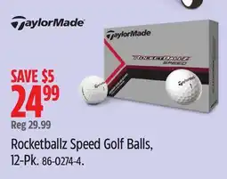Canadian Tire TaylorMade Rocketballz Speed Golf Balls, 12-Pk offer