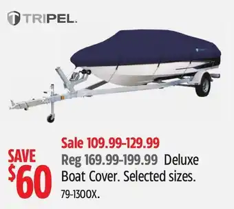 Canadian Tire TRIPEL Deluxe Boat Cover offer