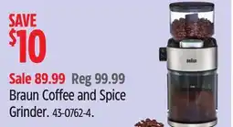 Canadian Tire Braun Coffee and Spice Grinder offer