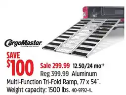 Canadian Tire CargoMaster Multi-Function Tri-Fold Ramp offer
