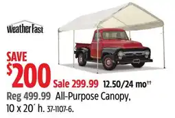 Canadian Tire All-Purpose Canopy offer