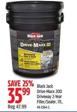 Canadian Tire Black Jack Drive-Maxx 200 Driveway 2-Year Filler Sealer offer