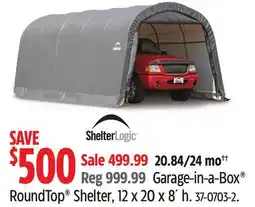 Canadian Tire RoundTop Shelter offer