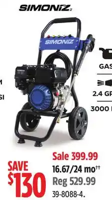 Canadian Tire SIMONIZ GAS offer