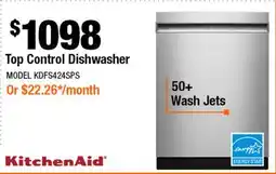 Home Depot Top Control Dishwasher offer