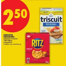 No Frills CHRISTIE CRACKERS offer