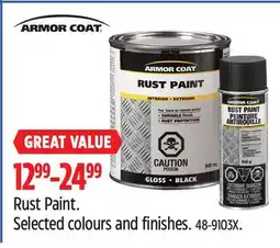 Canadian Tire Armor Coat Rust Paint offer