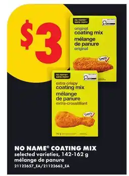 No Frills NO NAME COATING MIX offer