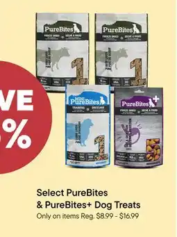 Petvalu Select PureBites & PureBites+ Dog Treats offer