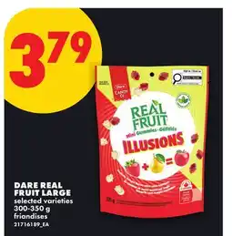No Frills DARE REAL FRUIT LARGE offer
