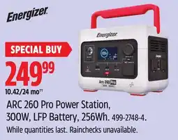Canadian Tire Energizer ARC 260 Pro Power Station offer