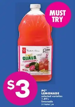 No Frills PC LEMONADE offer