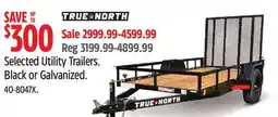 Canadian Tire Selected Utility Trailers offer
