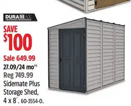 Canadian Tire Sidemate Plus Storage Shed offer