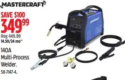Canadian Tire MASTERCRAFT 140A Multi-Process Welder offer