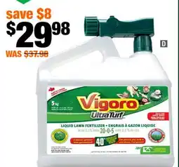 Home Depot Liquid Lawn Fertilizer 20-0-5 5kg hose-end attachment for easy application offer