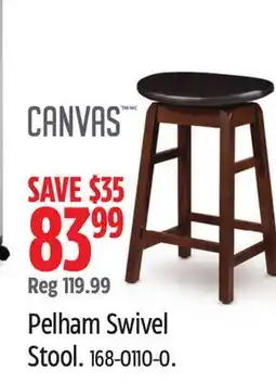 Canadian Tire CANVAS Pelham Swivel Stool offer