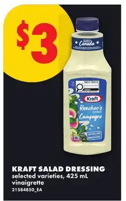 No Frills KRAFT SALAD DRESSING offer