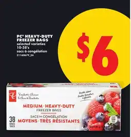 No Frills PC HEAVY-DUTY FREEZER BAGS, 10-38's offer