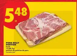 No Frills PORK BELLY PORTION offer