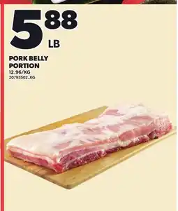 Loblaws PORK BELLY PORTION offer