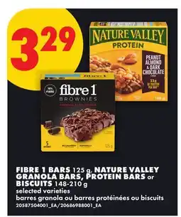 No Frills FIBRE 1 BARS, 125 g, NATURE VALLEY GRANOLA BARS, PROTEIN BARS or BISCUITS offer