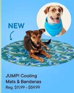 Petvalu JUMP! Cooling Mats & Bandanas offer