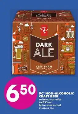 No Frills PC NON-ALCOHOLIC CRAFT BEER offer