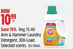 Canadian Tire Arm & Hammer Laundry Detergent, 100-Load offer