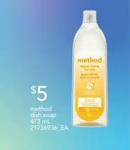 Loblaws METHOD DISH SOAP offer
