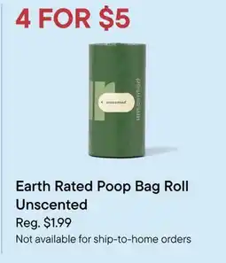Petvalu Earth Rated Poop Bag Roll Unscented offer