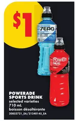 No Frills POWERADE SPORTS DRINK offer