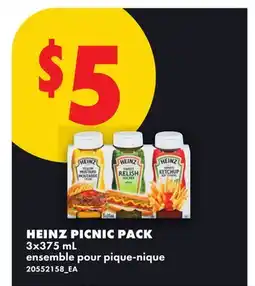 No Frills HEINZ PICNIC PACK offer