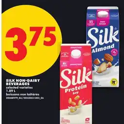 No Frills SILK NON-DAIRY BEVERAGES offer