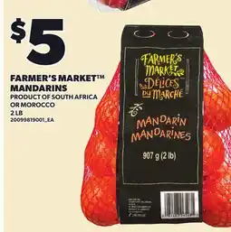 Loblaws FARMER'S MARKET MANDARINS, 2 LB offer