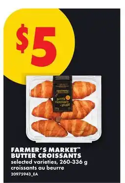 No Frills FARMER'S MARKET BUTTER CROISSANTS offer