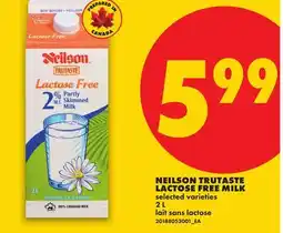No Frills NEILSON TRUTASTE LACTOSE FREE MILK offer