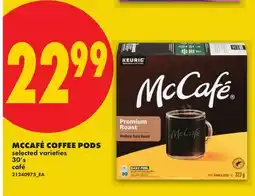 No Frills MCCAFÉ COFFEE PODS, 30's offer