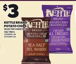 Loblaws KETTLE BRAND POTATO CHIPS, 156/198 G offer