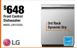 Home Depot Front Control Dishwasher offer