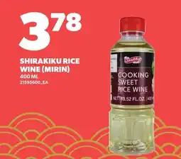 Loblaws SHIRAKIKU RICE WINE (MIRIN) offer