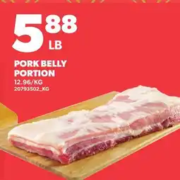Loblaws PORK BELLY PORTION offer