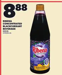 Loblaws RIBENA CONCENTRATED BLACKCURRANT BEVERAGE offer