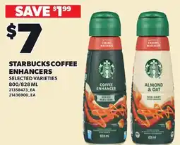 Loblaws STARBUCKS COFFEE ENHANCERS, 800/828 ML offer