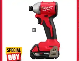 Home Depot 1/4 Impact driver kit includes (1) 2.0Ah battery and charger offer
