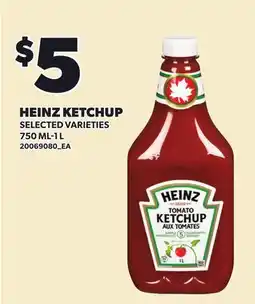 Loblaws HEINZ KETCHUP, 750 ML-1 L offer
