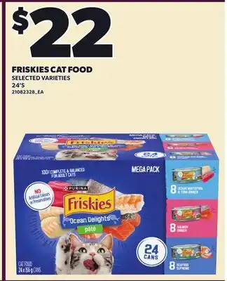 Loblaws FRISKIES CAT FOOD, 24'S offer